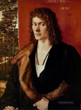  Durer Oil Painting - Albrecht Portrait of a Man Nothern Renaissance Albrecht Durer